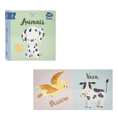 Livro HBABY Inícios Brilhantes: Animais - Happy
