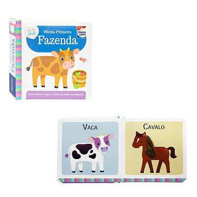 Livro Rechonchudo Toque e Sinta: Meus Primeiros Animais de Estimação Sensorial - Happy