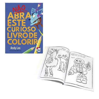 Não Abra Este Curioso Livro de Colorir - Happy Books