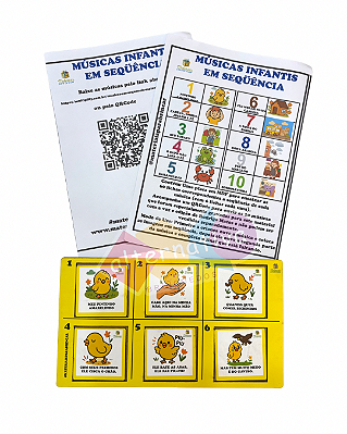 Musicas Infantis em Sequência - Materiais para Brincar