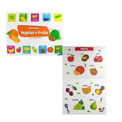 Livro-Pad de Nomeação: Meus Primeiros Vegetais e Frutas - TodoLivro