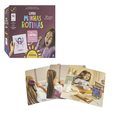 Livro Minhas Rotinas com 27 Tarefas do Cotidiano para Meninas - TodoLivro