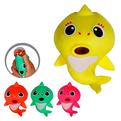 Tubarão Ball de Apertar Sensorial 1UN Cor Sortida 10cm - Art Brink