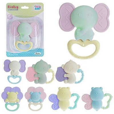 Mordedor Bichinhos Baby 1 UN Sortido - Art Brink