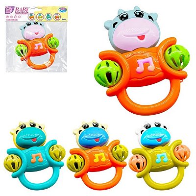 Chocalho Baby Vaquinha 1 UN Cor Sortida 17 cm - Art Brink