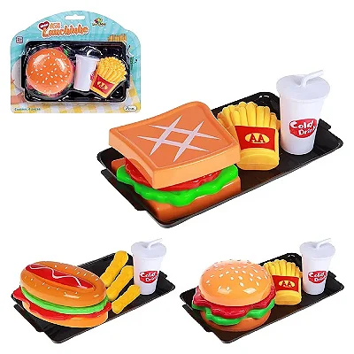 Kit Lanchinho com 4 Peças Sortido 1UN - Art Brink