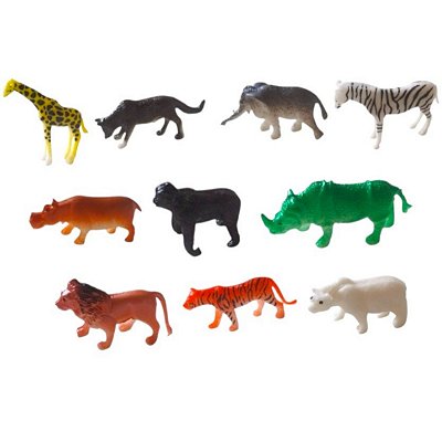 Animais Selvagens 10 Peças - Art Brink