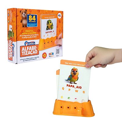 Jogo da Lógica Alfabetização - Pakitoys
