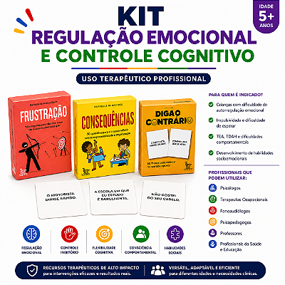 Kit Regulação Emocional e Controle Cognitivo 5+