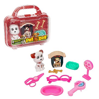 Maleta Pet Dog Cuide Bem do Seu Doguinho - Pakitoys