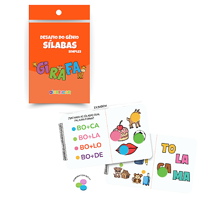 COLECAO DESAFIO DO GENIO SILABAS SIMPLES DIBRINCAR WEB