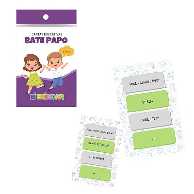 Cartas Educativas Bate Papo - DiBrincar