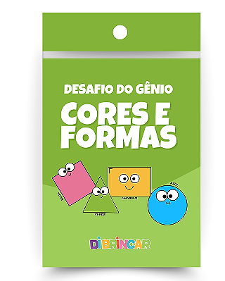 Coleção Desafio do Gênio Cores e Formas - DiBrincar