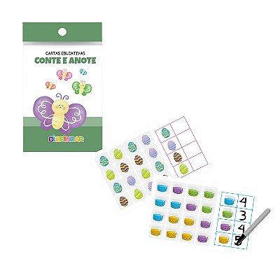 Cartas Educativas Conte e Anote - DiBrincar