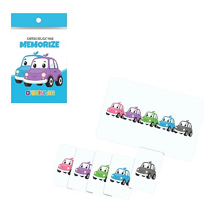 Cartas Educativas Memorize - DiBrincar