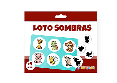 Jogo Loto Sombras - DiBrincar