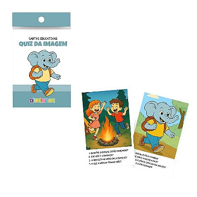Cartas Educativas Quiz da Imagem - DiBrincar