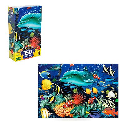 Quebra-Cabeça 150 Peças Amigos do Mar - Grow
