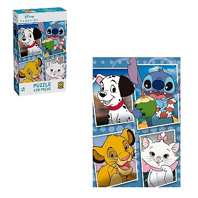 Quebra-Cabeça 150 Peças Disney Classics - Grow