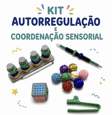 Kit Autoregulação e Coordenação Sensorial Alternativa 3D