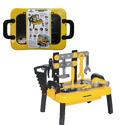 Bancada de Ferramentas Mini Gênio 30 Peças - MercoToys