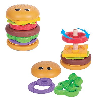 MercBurguer Hambúrguer Educativo 5 em 1 - MercoToys