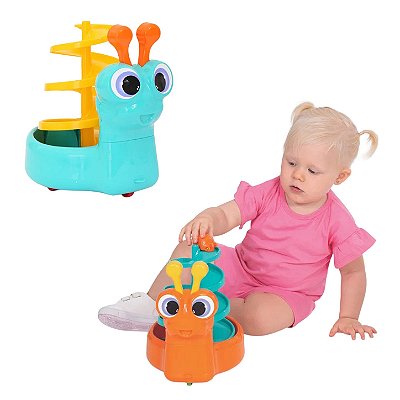 Caracol Radical com Rampa e 2 Carrinhos Cor Sortida - MercoToys