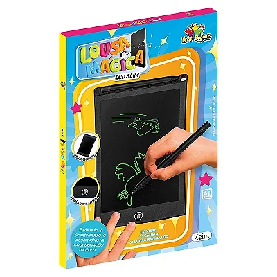 Lousa Mágica Infantil Lcd Slim 8,5 com Caneta Tablet Desenho - Art Brink