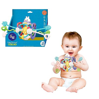 Brinquedo Baby Sensorial Coelho - Fenix