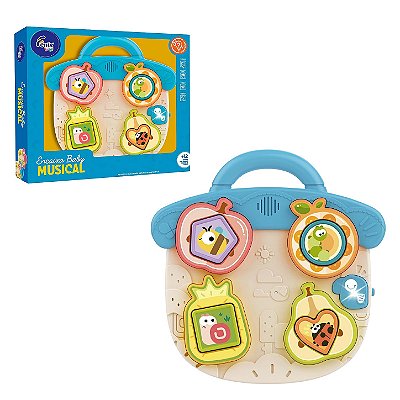 Encaixa Baby Musical Azul - Fenix