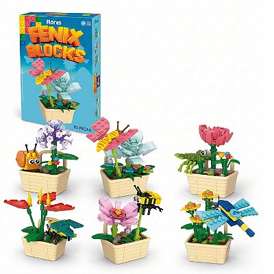 Fenix Blocks Flores Blocos de Montar 01 UN Sortido - Fenix