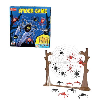 Jogo Spider Game Lance Suas Aranhas na Teia - Braskit