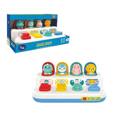 Brinquedo Esconde Esconde Animalzinho Pop Up - Fenix