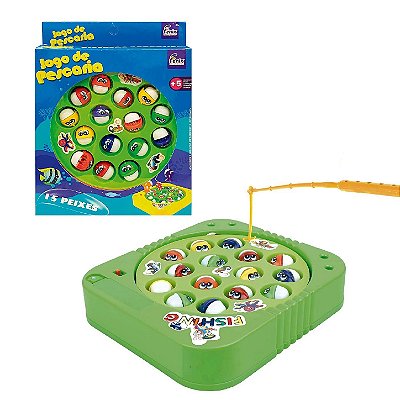 Jogo de Pesca Pescaria 15 Peixes - Fenix