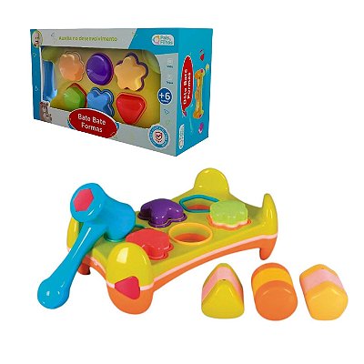 Brinquedo Bate Bate Formas - Pais e Filhos
