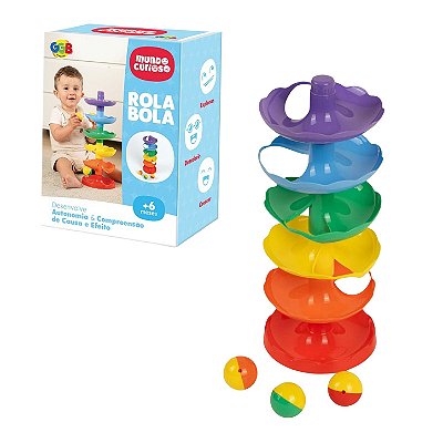 Rola Bola Brinquedo Educativo - GGB Brinquedos
