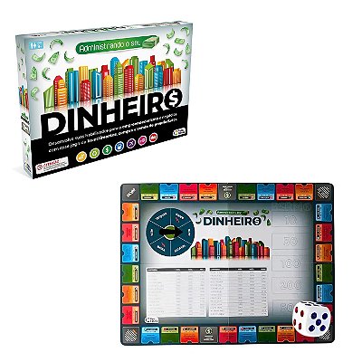 Jogo de Tabuleiro Administrando o Seu Dinheiro - Pais e Filhos