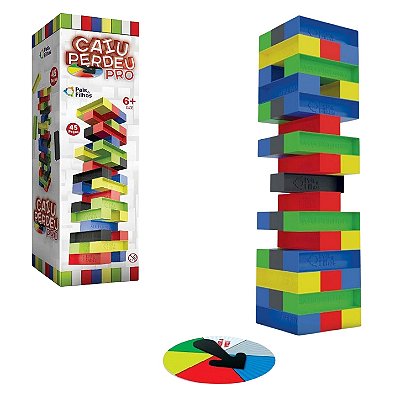 Jogo Caiu Perdeu PRO 45 Peças - Pais e Filhos