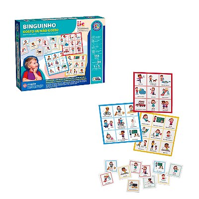 Binguinho Gosto ou Não Gosto Linha Inclusiva - Pais e Filhos