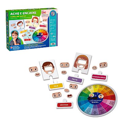 Ache e Encaixe Como Me Sinto Linha Inclusiva - Pais e Filhos