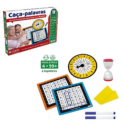 Jogo Caça-Palavras 2 Jogadores Linha Inclusiva - Pais e Filhos