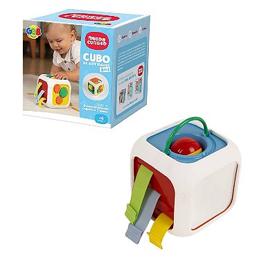 Cubo de Atividades 6 em 1 Mundo Curioso - GGB Brinquedos