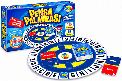 Pensa Palavras Jogo de Palavras com 110 Categorias - GGB Brinquedos