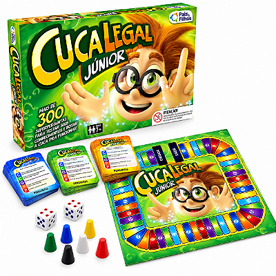 Jogo Cuca Legal Júnior Mais de 300 Perguntas - Pais e Filhos