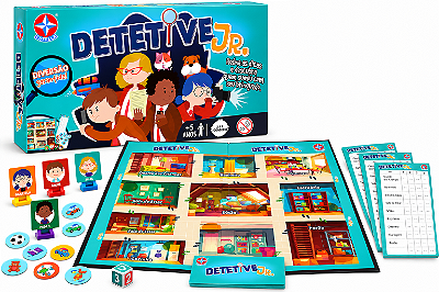 Jogo de Tabuleiro Detetive Jr - Estrela