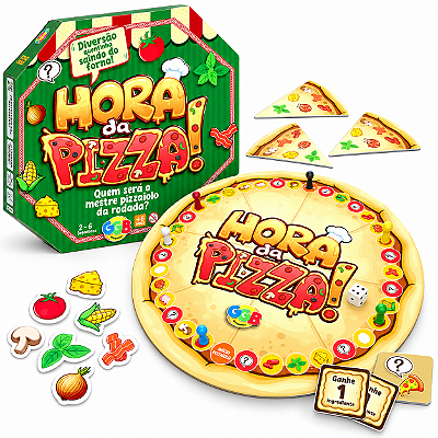 Jogo Hora da Pizza - GGB Brinquedos