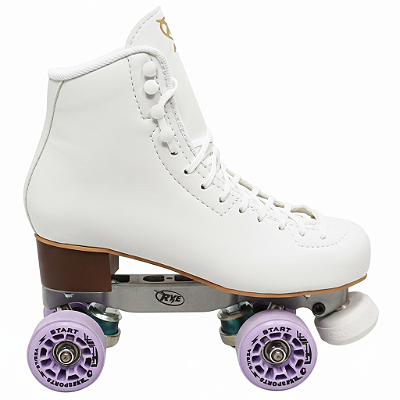 Patins Adventure Branco c/ Roda Lilás