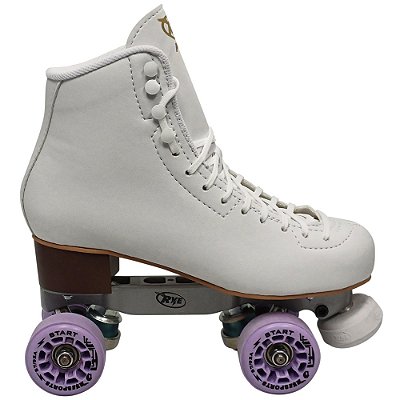 Patins Adventure Branco c/ Roda Lilás
