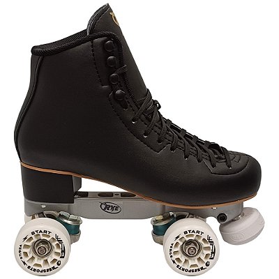 Patins Adventure Preto c/ Roda Branca