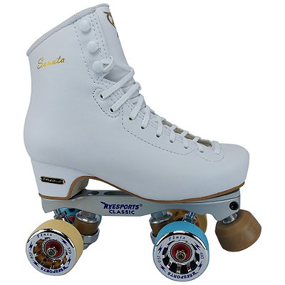 Patins Sonata c/ Classic Reds Branco